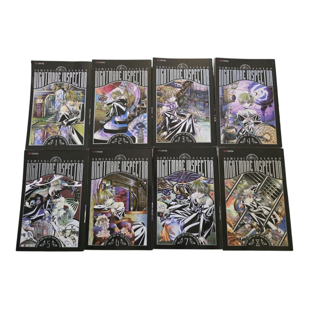 Nightmare Inspector Manga Vol 1-8 English Softcover Mystery Mashiba Viz Media